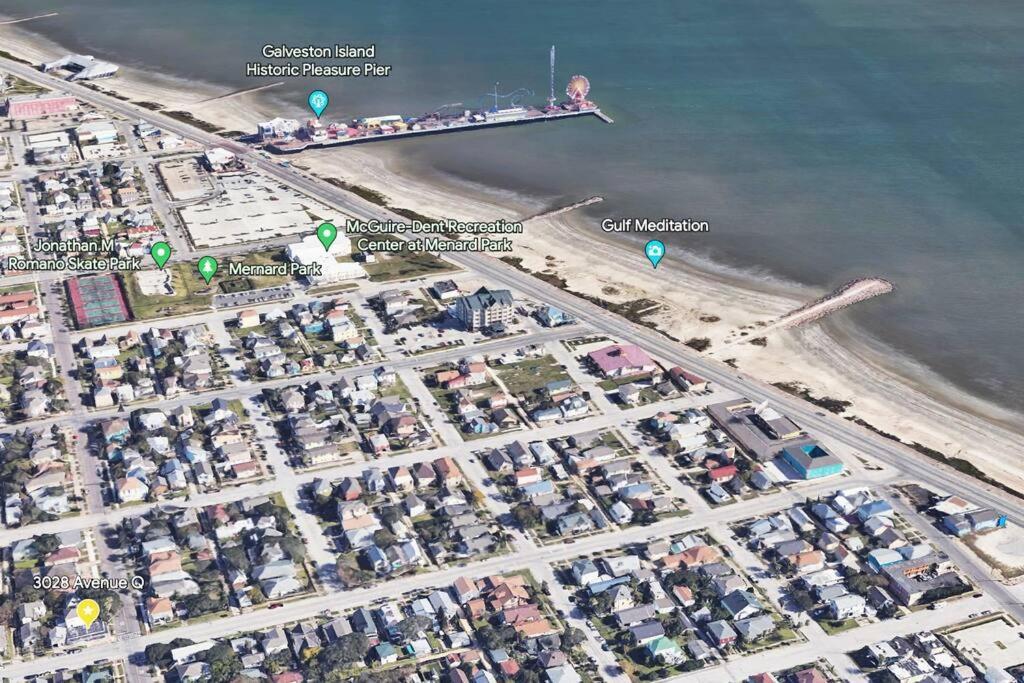 The Q Loft Galveston Villa Exterior foto